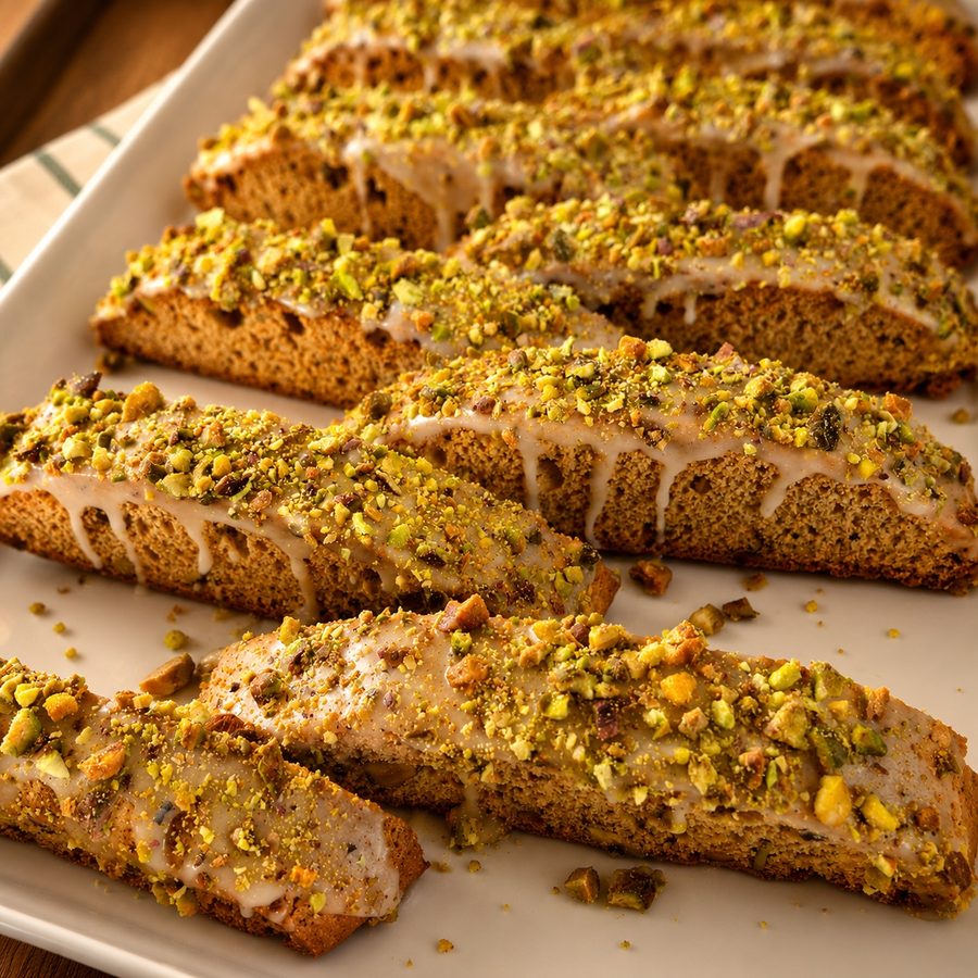Pistachio biscotti at JJ's Place